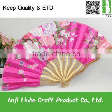 OEM Special Design Bamboo Fan for gifts or collection