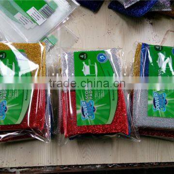 Soft Water Cloth Scrubber Pad/sponge Scouring Pads/dish Washing Pads With Factory Price photo-3