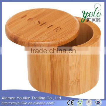 Totally Eco-Friendly wooden salt box Bamboo Salt Box