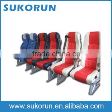 Injection mold plastic bus passenger seat