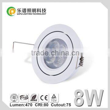 Recessed Orientable 8W LED SEMI Downlight Celling Light for Store Energy Saving photo-2