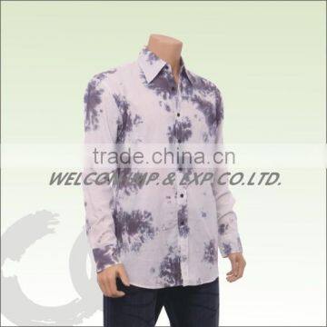 100% cotton men's casual shirts