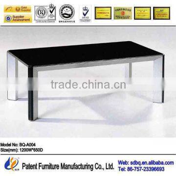 BQ-A004 black glass tea table chinese tea table