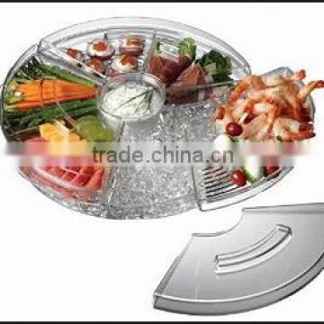 Appetizer Server Salad With Ice Tray,Appetizers On Ice With Lids/ice Tray photo-4