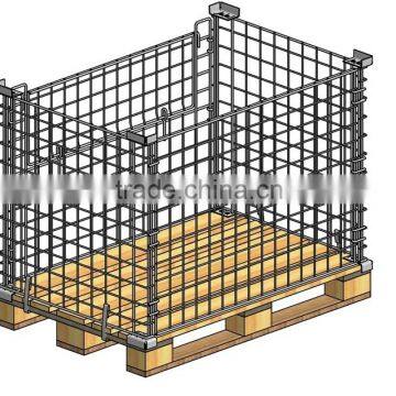 Heavy Duty Wholesale Fixed On Pallet Chrome Wire Basket photo-2