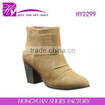 fashionable high heel sexy winter boots for ladies