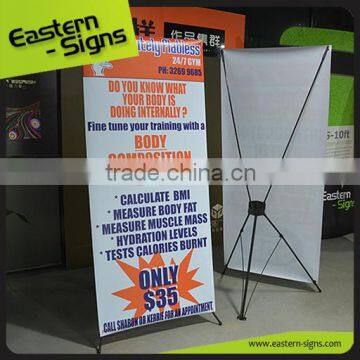 Easy Change Spring X Banner Display Stand