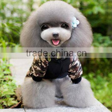 Dog/Pet/FBI Camo Jumpsuits/Pet Dog FBI Pinting Winter Cotton-Padded Clothes /FBI Dog Four-Legs Police Cotton Coat