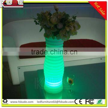 LED Furniture KD-F879 Outdoor LED Light Plastic Sofa for Garden