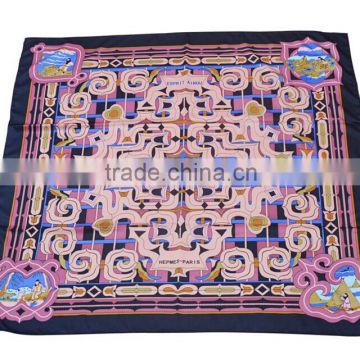 MZ01 Lady Beautiful Printing Silk Scarves Yarn headscarf for women                        
                                                Quality Choice