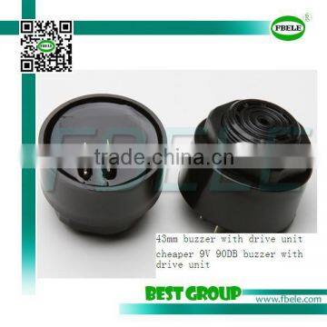 43mm cheaper 9V 90DB buzzer with drive unit FBPB4333D