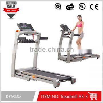 GHN manual incline treadmill with dumbells factory supply A3-3