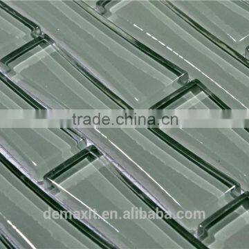 Green Color Bamboo Design Crystal Glass Mosaic for Swimming Pools photo-2