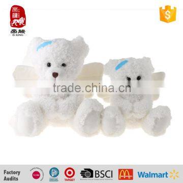 White Angel Wing Pokeman Teddy Plush Bear Toys China Wholesaler