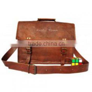 Handmade Satchel Pocketless 15 inch