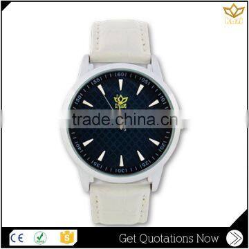 China supplier big face digital display waterproof leather watch strap quartz wrist watch Y019