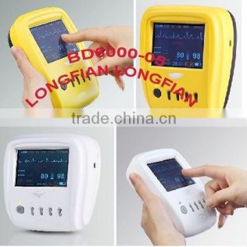 Portable patient monitor with touch screen