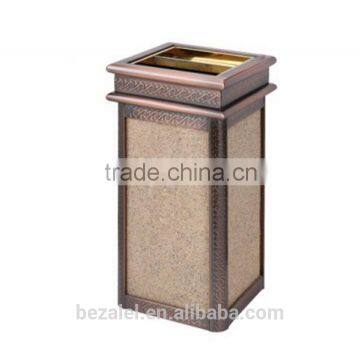 Square Ground Ash Can Bucket Hotel Lobby Cigarette Ash Bin