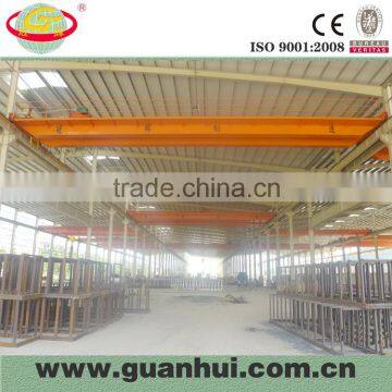 China famous brand double lifting beam crane with hoist