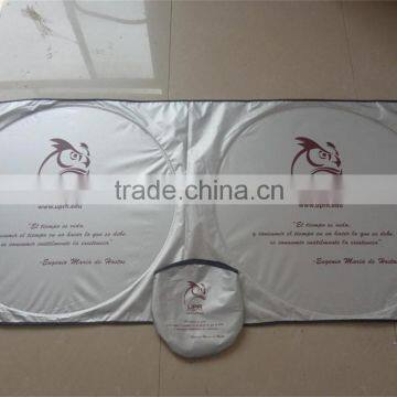 Universal Car Front Nylon Sunshade/customized Logo Printing for Promotion photo-4