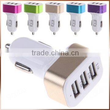 Yabta Cigarette Lighter In Car Charger 3 Port Triple Multi USB Charger