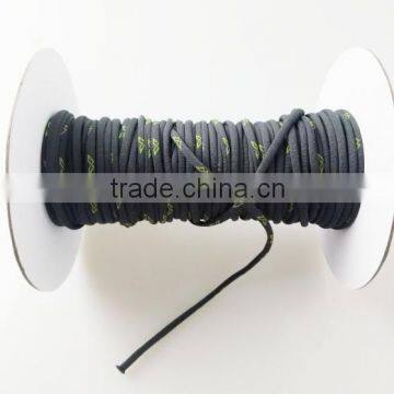 Custom logo jacquard polyester rope cord