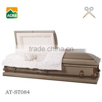 luxury metal painted casket supplier