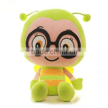 customized new big eyes oem bee plush toys