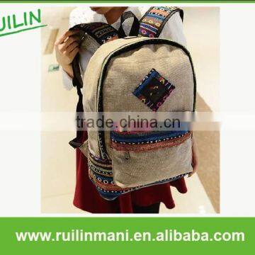 Korean Canvas Cute Backpacks For College Girls