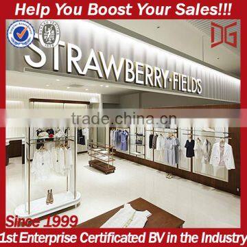 Wholesale 4 Way Custom Design Boutique Clothing Store Display Rack