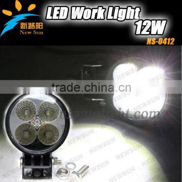 IP68 RoHS Certificated 12w Led Work Light Heavy Duty 12w C ree Led Work Light/led Driving Light For Tractor Trucks Forklift