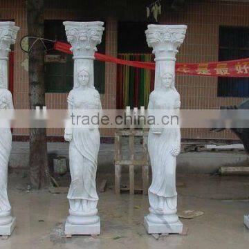 carving stone pillar