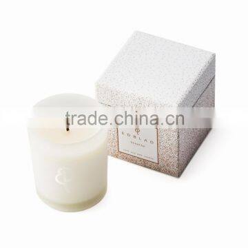 Breathe Natural Mini Scented Soy wax Candle in small glass jar