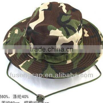 Promotion Price fashion brush cotton hunting camouflage fisherman hats