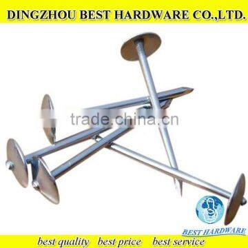 galvanized twist roofing nail with umbrella head