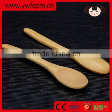 Hlealthy custom logo wooden ice cream baby spoon