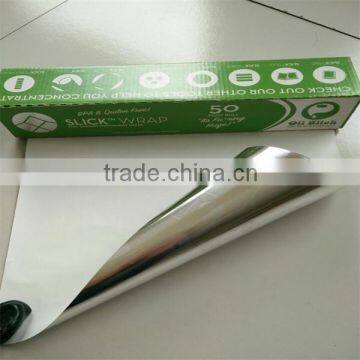 High quality printed kitchen use parchment paper laminated aluminium foil