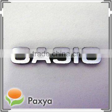 Shinny Aluminum metal logo stickers for electronic products