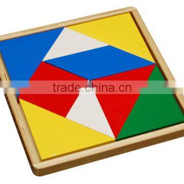 Montessori Educational Toys of Square Put Together Tray