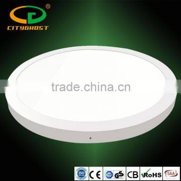 Wall Or Ceiling Surface Mounted White Frame 3200LM 3 Years' Warranty CE,ROHS LED Ceiling Round Panel Light 40W