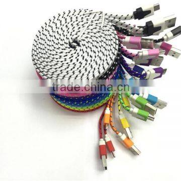 Top Quality 3m Usb cable Nylon Weave Usb Cable Material TPE Charging And Sync Data Usb Cable