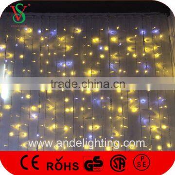 Outdoor Holiday LED Christmas Decorations Flashing Curtain Lights