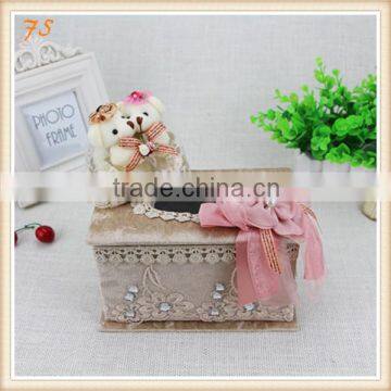 Beautiful Velvet Box Tissue photo-3