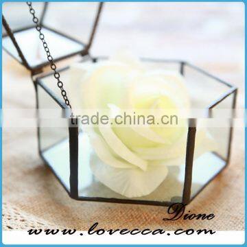 Hot Sale Indoor Plant Glass Terrarium Clear Glass Geometrical Hanging Terrarium-tiffany Geometric Glass Terrarium photo-3