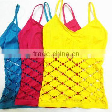 Shantou OEM Service Adults Age Group Women Hot Girl Sexy Elastic Camisole