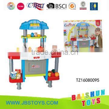 Girls pretend play set kitchen table toy set tz16080095