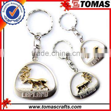 Hot Sale Brand OEM Round Shaped Custom Metal Keychain photo-2