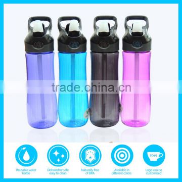 530ml Bpa Free Portable Joyshaker Plastic Sport Water Bottle with Straw