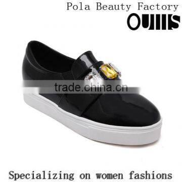 Black Shoes Women Casual Shoes Newes Designs 2016 PL1697