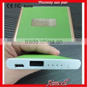 Portable slim power bank mobile phone power charger 4000mAh